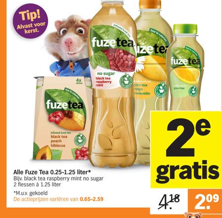 Fuze Tea Ice Tea Folder Aanbieding Bij Albert Heijn Details