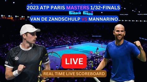 Botic Van De Zandschulp Vs Adrian Mannarino Live Score Update Today