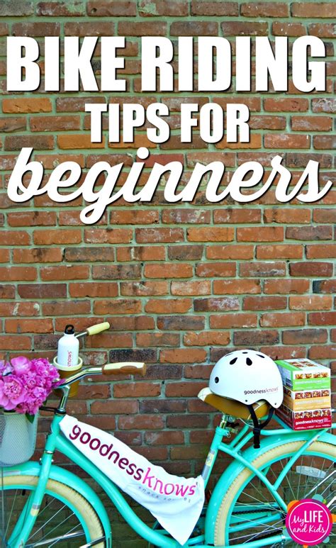 Bike Riding Tips for Beginners - My Life and Kids