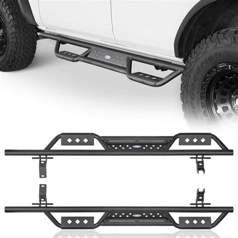 Buy Hooke Road Bronco Side Steps Running Boards Rock Rails For Ford