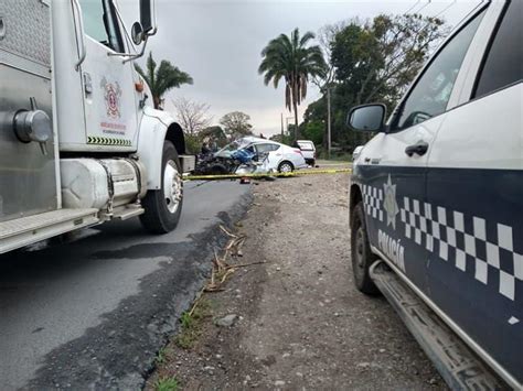 Accidente mortal en la carretera Córdoba Veracruz responsable huye