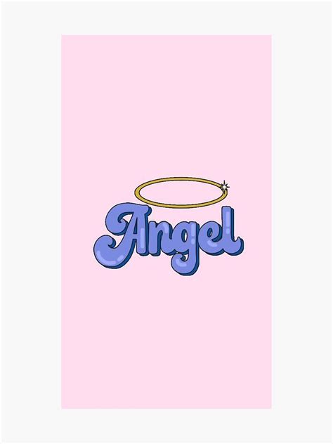 Angel Sticker Sticker For Sale By Dirtyjerz69 Redbubble