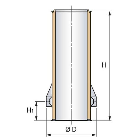 POUJOULAT Sortie De Toit Therminox STI 30S 150 TZ Non Peint Pente 20