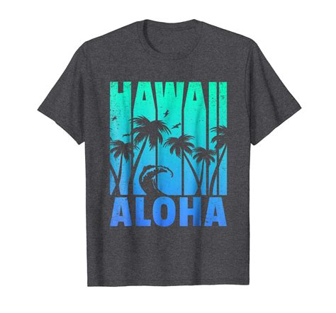 New Shirts Hawaii Vintage Hawaiian Islands Aloha State Retro T Shirt Men T Shirts Tank Tops