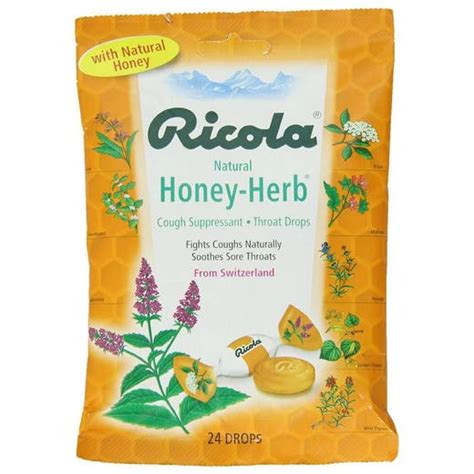 Ricola Honey Herb Throat Drops 24 Count Wholesale