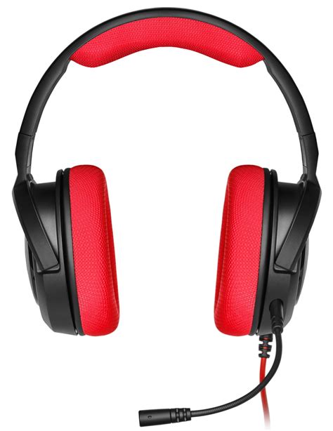 Gaming Headset Corsair Hs35 Stereo Red Versus Gamers