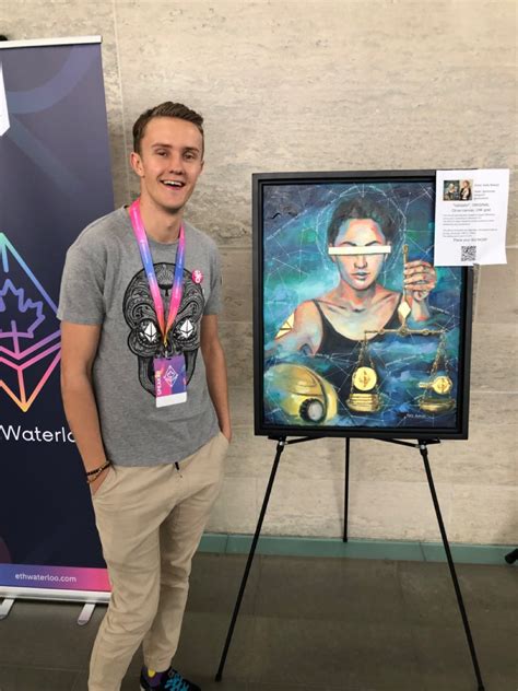 ETHWaterloo 2019 Fine Crypto Art Gallery By Nelly Baksht Original