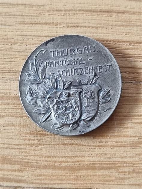 Medaille Kant Sch Tzenfest Thurgau Arbon Silber Kaufen Auf