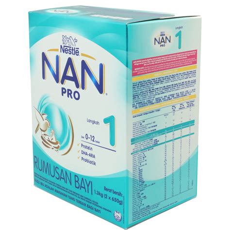 2x Nestle Nan Pro Infant Baby Formula Step 1 Age 0 12 Months With