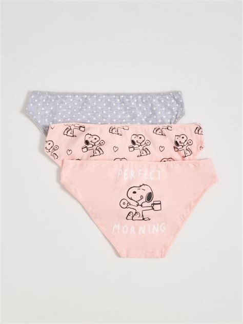 Snoopy Graphic Knickers Farbe Pink Sinsay We X