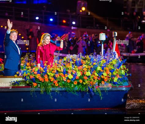 King Willem Alexander And Queen Maxima During The Liberation Concert At