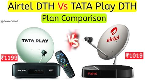 TataPlay Vs Airtel Digital DTH 2023 Plans ComparisonTataPlay Vs Airtel