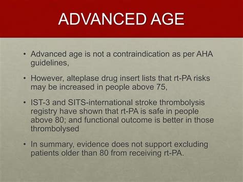 Relative Contraindications For Thrombolysis In Acute Ischemic Stroke Ppt