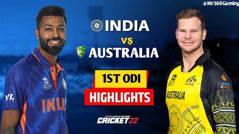 India Vs Australia 1st ODI Highlights 2023 IND Vs AUS 1st ODI