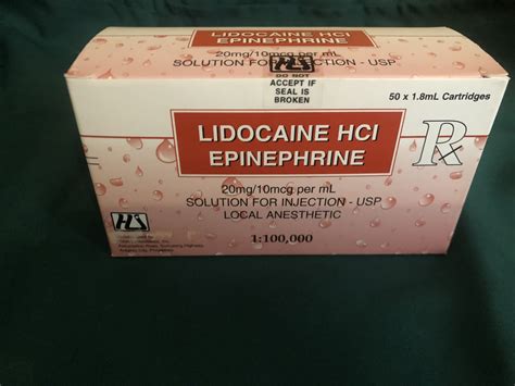 Hizon Lidocaine Hcl Epinephrine Shopdentistangpinoy