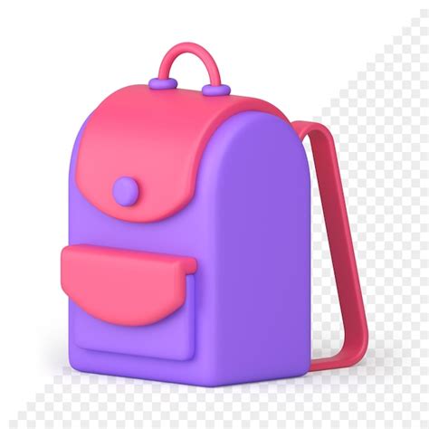 Mochila Mochila Para Tiles Escolares Que Llevan Y Viajan Icono D De