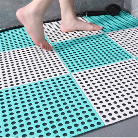 Non Slip Bath Mat Waterproof Rug Bathroom Carpet Anti Slip Suction Feet