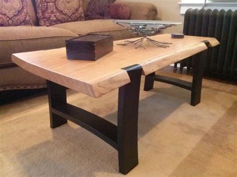 Custom Made Live Edge Slab Coffee Table By Bucks County Craftmasters