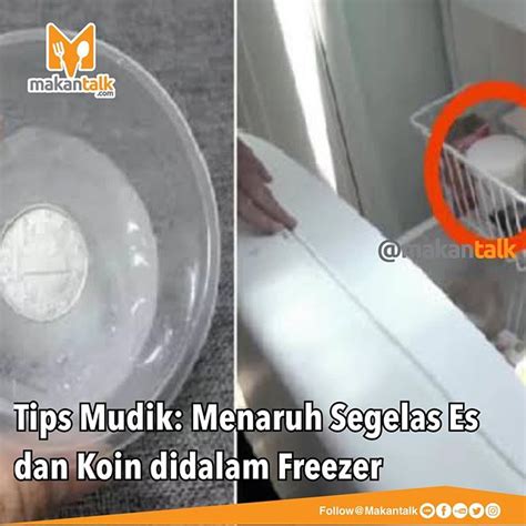 Tips Mudik Traveling Pastikan Anda Letakan Koin Di Dalam Freezer