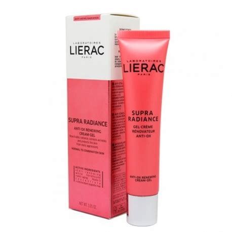 Lierac Supra Radiance Gel Crema Basado En La Medicina Nutricional Y