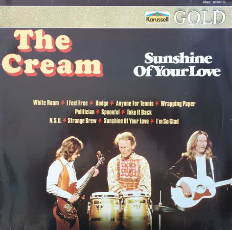 Cream Sunshine Of Your Love Vinyl Discogs