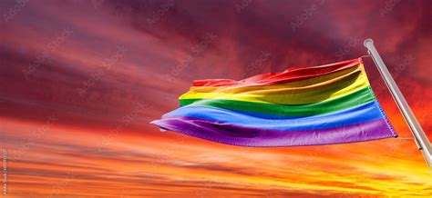 Lgbt Pride Flag The Rainbow Flag Also Known As The Gay Pride Or Simply Pride Is A Symbol Of