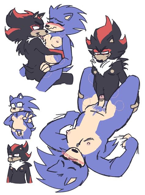 Rule 34 Breasts Gay Hazeldrawsskin Penis Sex Shadow The Hedgehog Sonic Series Sonic The