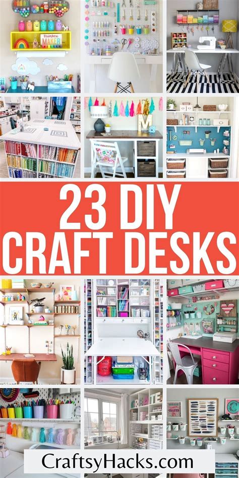 Creative DIY Craft Desk Ideas for a Clutter-Free Space