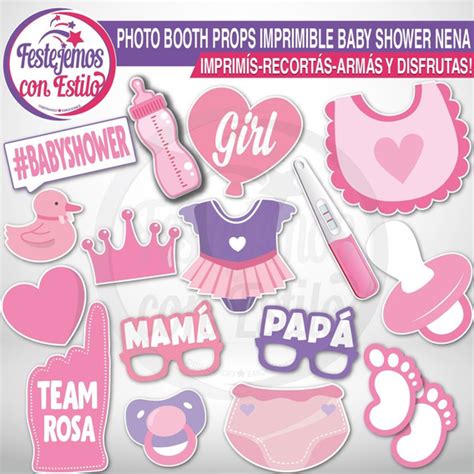 Letreros Para Fotos De Baby Shower Para Imprimir Photo Props Baby