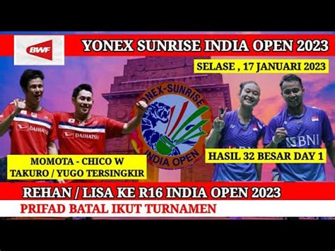 Hasil Besar India Open Hasil Badminton Hari Ini Youtube