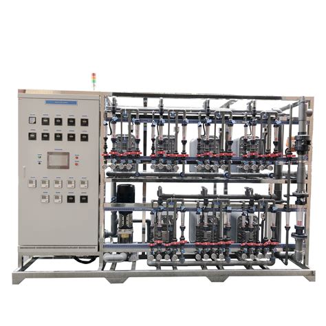 High Flow Rate EDI Ultrapure Water System Deionized Water Machine