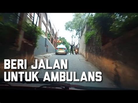 BANYAK ORANG LEWAT KEMANG AMBULANCE SQUAD YouTube