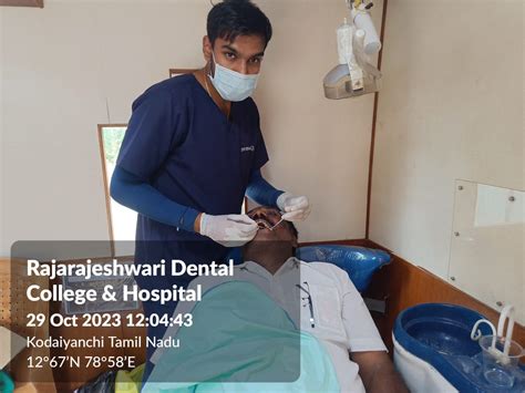 Dental Screening And Treatment Camp At Ambur 2023 Rajarajeswari