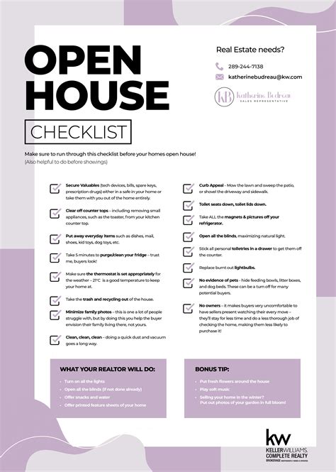 Open-House-Checklist - Katherine Budreau