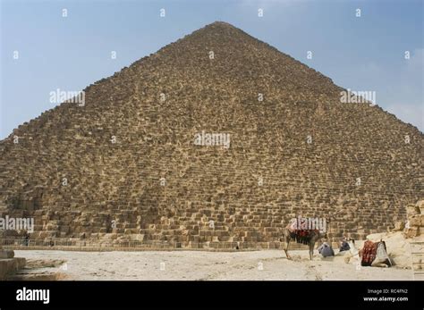 Ägypten Große Pyramide von Gizeh genannt Pyramide des Cheops