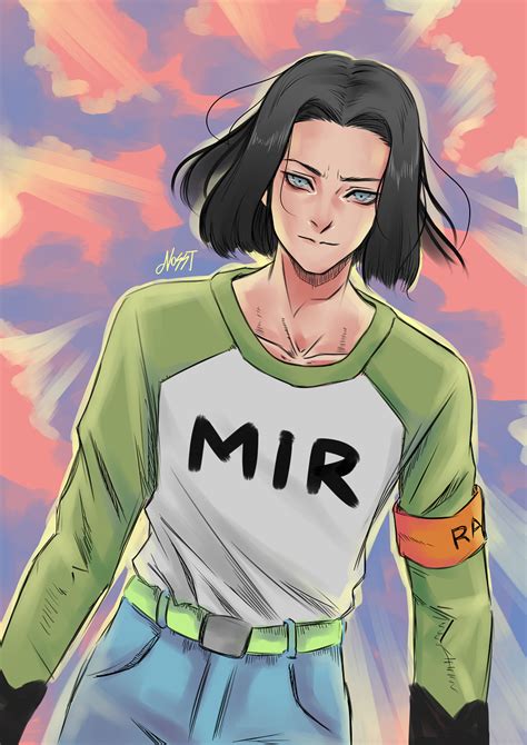 Androide 17 Fanart Dbsuper By Joelmf On Deviantart