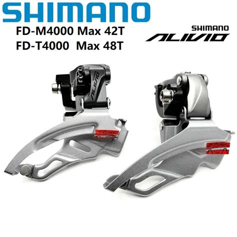 Original SHIMANO ALIVIO FD M4000 T4000 3 Speed Front Derailleur 27