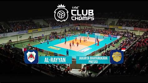 LIVE VOLI AVC CLUB Jakarta Bhayangkara Presisi Vs Al Rayyan YouTube