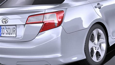 Toyota Camry SE 2013 USA VRAY 3D Modell 129 3ds C4d Fbx Lwo Max