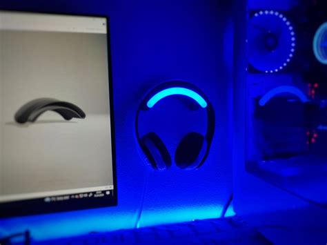 Headphone Stand, Gaming Headphones Stand, Headphone Stand LED RGB, 3D ...