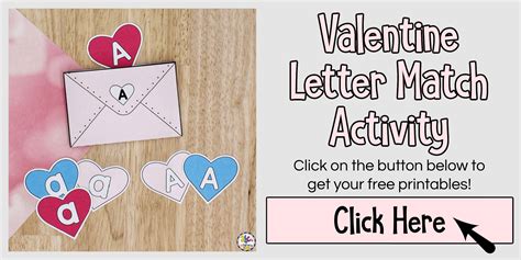 Valentine Letter Match Activity