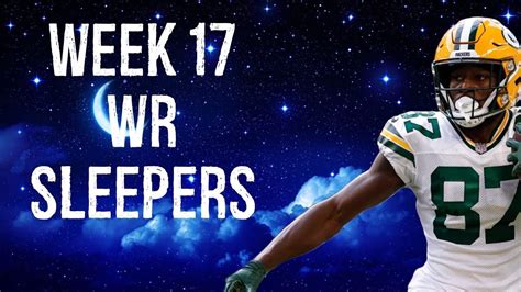 Wide Receiver Sleepers Week Fantasy Football Youtube