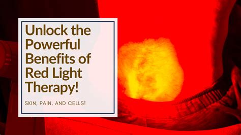 Unlock The Powerful Benefits Of Red Light Therapy Cbh Energetics