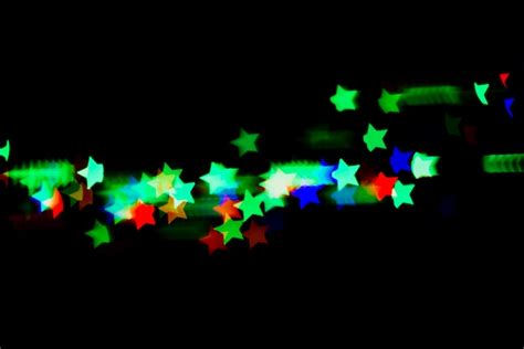 Free Photo | Abstract bokeh background with star shaped lights