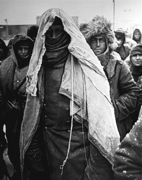 German Prisoners At Stalingrad In February 1943 Following The End Of