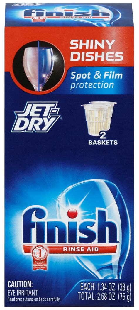 Finish Jet Dry Rinse Aid Dishwasher Rinse Agent 2 Count