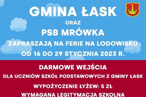 Łask Ferie na lodowisku ŁaskOnline pl Codzienna Gazeta Internetowa