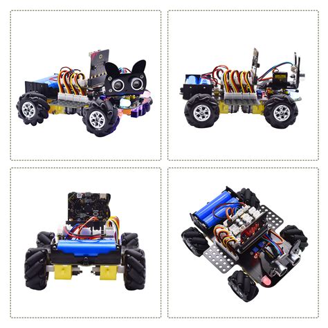 Keyestudio Micro Bit V Wd Mecanum Wheel Robot Car Kit Stem Toys