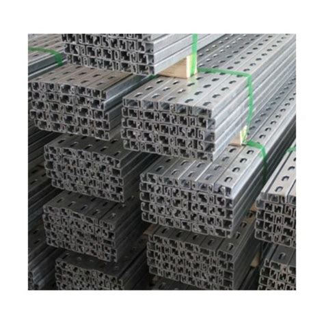 Hot Dipped Galvanized Strut Channel Unistrut Perforated Carbon Steel Profile C Channel Channel