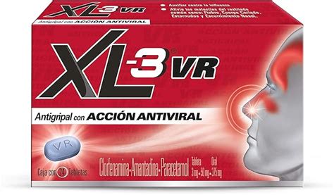 XL 3 Antigripal con acción ANTIVIRAL alivia los síntomas de la gripa